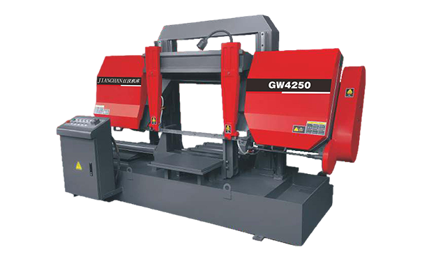 张港镇GW4250双柱龙门卧式带锯床